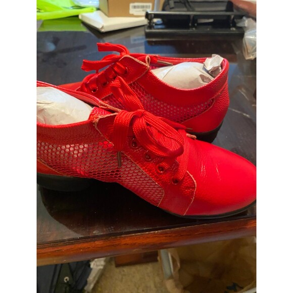 VEACAM Unisex Italian Soft Leather Red Shoes Anti Slip Size 10.5 - Picture 8 of 12